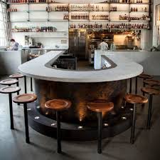 Marble Circular Bar Glass Shelving Bar Design Restaurant Restaurant Design Bar Interior
