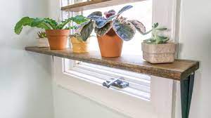 This expands my area to add another level of house plants. This Blogger Made A Window Plant Shelf In Just 30 Minutes Real Homes