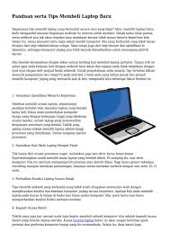 Setelah siap dipasang, bahagian tubuh aku seperti papan kekunci dan monitor telah dimasukkan ke dalam kotak. Panduan Serta Tips Membeli Laptop Baru By Buzzgayahidupdeal Issuu