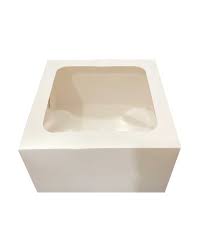 Lumberock's 2 x 6 plastic decking boards come in a variety of colors to work for your deck building project. Cake Box Square With Pvc Window 12 X 6 Bakers Box Me