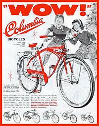Vintage Columbia Bicycle Ad For Christmas 1950 S Bike Poster Bicycle Vintage Ads