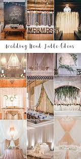 A wedding table centerpiece can be a flowerpot with small lights in it. 18 Amazing Wedding Head Table Backdrop Decoration Ideas Emmalovesweddings