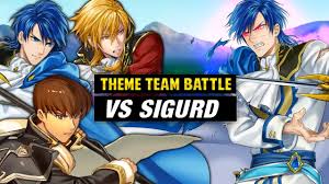 Evil Sigurd Boss Vs. Sigurd, Eldigan & Quan Trio - Fire Emblem Heroes Theme  Team Battle - YouTube
