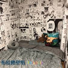 Some wallpapers other than anime have also been posted. One Piece Wallpaper Black And White Comic Naruto Anime Manga Cartoon Wall Of Setting Children Room Bedroom Shopee Malaysia