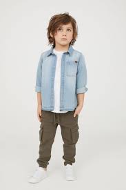 Cargo Joggers Khaki Green Kids H M Us Kids Outfits Boy Outfits Toddler Outfits
