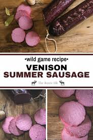 8 pounds wild game 2 pounds wild boar (could substitute domestic pig or do all venison). Survival Gear Wilderness Venison Summer Sausage Recipe Deer Recipes Venison