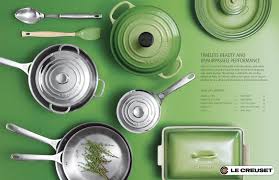 By Http Www Triciajoyce Com Green Cookware Creuset Interiors Addict