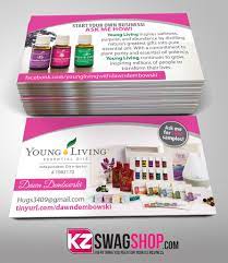 4 yl independent distributors 35x2 16pt c2s gloss cover super high gloss high quality professional designs only. Young Living Business Cards Style 3 Kz Swag Shop