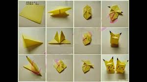 Nah, pada kesempatan kali ini adalah tutorial cara membuat origami burung merpati dengan langkah mudah yang hanya kurang lebih membutuhkan waktu 4 menit saja untuk anda bisa menirunya. Cara Membuat Origami Pikachu Tutorial Origami Handmade