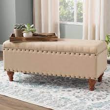 These trunk coffee tables allow you to stow your extras stylishly in plain sight. Upholstered Bench Coffee Table Wayfair