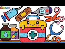Profesi dokter mewarnai rumah sakit guru bumi. Medizinische Instrumente Coloring Toy Doctor Set With Foam Clay For Kids Children Youtube In 2020 Instrumente