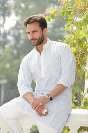 Saif Ali Khan Light Pinstripe Kurta For Casual Occasion Kurta Men Mens Kurta Designs Kurta Pajama Men