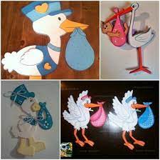 Ciguenas Para Baby Shower En Foami Baby Shower Baby Doll Pattern Baby Shower Parties