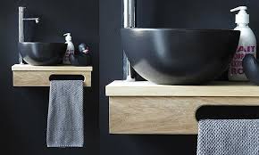 Meubles Salle De Bains Bois Cube Espace Aubade Decoration Toilettes Deco Toilettes Idee Deco Toilettes