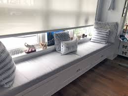 Free shipping to 185 countries. Sunbrella Window Seat Bench Cushions Cast Silver Custom Bench Cushion Window Seat Cushions Blue Living Room Decor
