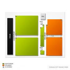 Ocean City Music Pier 2019 Seating Chart