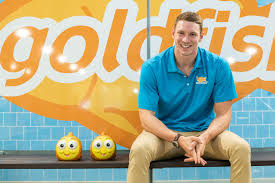 I've got about 15 thoughts; Goldfish Swim School Ryan Murphy Start Dream Big Little Fish Contest