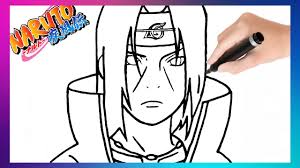 Como Dibujar A Itachi Paso A Paso Naruto Youtube