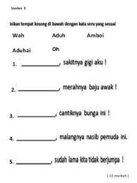 Ujian Penulisan Bahasa Melayu Tahun 3 Education Math Homeschool