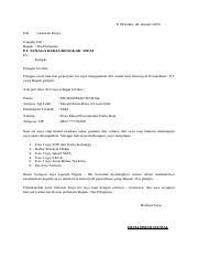 Baik mereka yang baru lulus kuliah s1 atapun mereka yang lulus sma atau smk. Lamaran Kerja Docx P Brandan 08 Januari 2020 Hal Lamaran Kerja Kepada Yth Bapak Ibu Pimpinan Pt Tenaga Kerja Bongkar Muat Di U2013 Tempat Dengan Hormat Course Hero