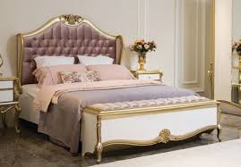 Quality baroque home headboards with free worldwide shipping on aliexpress. Casa Padrino Luxury Baroque Double Bed Purple Pink White Gold 170 X 207 X H 168 Cm Noble Solid Wood Bed With Headboard Magnificent Bedroom Furniture In Baroque Style