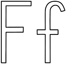 You might provide children with letter stamps or stickers to fill in the background. Letter F Coloring Page Alphabet Coloring Home