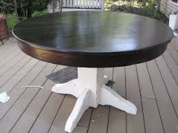 Fabulously Flawed Refinished Dining Table Dining Table Refinished Table Stained Table