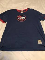I cant believe the jets really didnt do a thrashers jersey for their reverse retro thing. Vintage Winnipeg Jets T Shirt Hockey Apparel Jerseys Socks