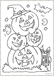 Halloween Coloring Best For Kids Halloween Coloring Pages Printable Free Halloween Coloring Pages Pumpkin Coloring Pages
