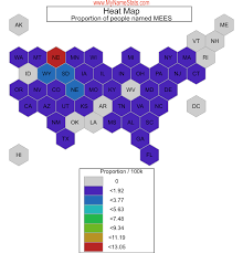 MEES Last Name Statistics by MyNameStats.com