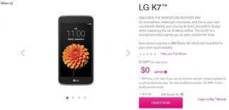 Lg k7 unlock by hard reset. T Mobile Ya Vende El Lg K7 Por 140 Gsm Blog Liberar Tu Movil Es