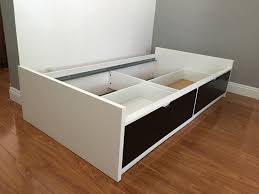 Ikea Flaxa Bed With 2 Storage Drawers Ikea Flaxa Flaxa Bed Storage Drawers