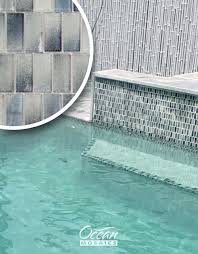 Pool Waterline Tile Modern Emerald Tile Swimming Pool Tiles Waterline Pool Tile Glass Pool Tile