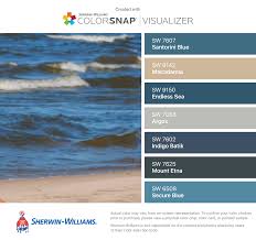 Maybe you would like to learn more about one of these? I Found These Colors With Colorsnap Visualizer For Iphone By Sherwin Williams Santorini Blue Sw Exterior House Colors Colours That Go Together House Colors