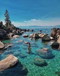 Sand Harbor Beach Lake Tahoe Nevada By Jenna Jennajordan On Instagram Last Day Of Summer Harbor Beach Instagram