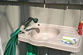 As compared to other sinks, utility sinks are large and hence give this is because it has an extended hose. Amazon Com Outdoor Garden Sink