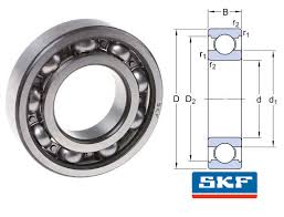 6014 skf open deep groove ball bearing 70x110x20mm skf deep