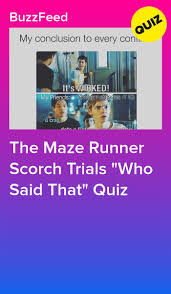 Graph paper sharp pencil fun. The Maze Runner Scorch Trials Who Said That Quiz Maze Runner Quizzes Maze Runner Quiz
