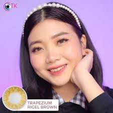 Softlens Trapezium Dia: 14.5mm Water: 42% Masa Pakai: 3-6 Bulan Rigel  Series: Rigel Brown Rigel Grey