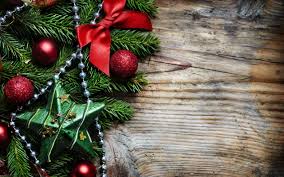 Download Hd New Year Christmas Ornaments Hair Bows Leaves Wooden Surface Starfish Wallpa New Year Wallpaper Happy New Year Wallpaper New Year Wallpaper Hd