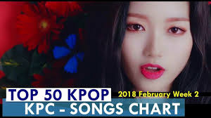 Top 50 Kpop Songs Chart February Week 2 2018 Kpop Chart