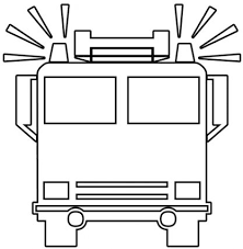 Coloring Page Auto Zeichnen Feuerwehrauto Seiten Vorlage