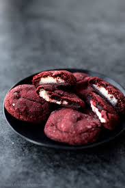 Add the egg and vanilla and 'beat until fluffy.'. Cream Cheese Stuffed Red Velvet Cookies Sally S Baking Addiction