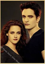 Movie Twilight Poster Edward Bella Retro Kraft Paper Prints Picture DIY  Film Vintage Room Home Bar Cafe Art Wall Decor Painting