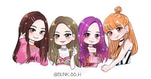Black And Pink Cartoon Blackpinkfanart Twitter Search Black Pink Kpop Bff Drawings Best Friend Drawings