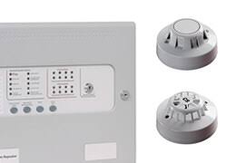 4 pack smoke detector fire alarms 9v battery operated photoelectric sensor smoke alarms easy to install with light sound warning, test button,9v battery included fire safety for home hotel school. Fire Alarm Panels Conventional Addressable Wireless Systems