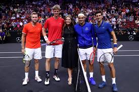 We crunch the numbers on djokovic v tsitsipas👇 #rolandgarros. Savannah Did The Coin Toss At Roger Federer S Tennis Match