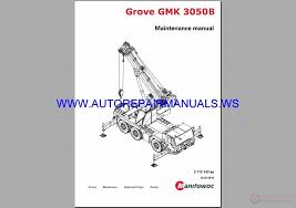Grove Mobile Cranes Gmk Models Full Service Maintenance