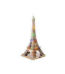 It is light and strong at the same time. Cubicfun 3d Puzzle Eiffel Tower L091h With Led Lights Model Building Kits Buildingtoystore Com