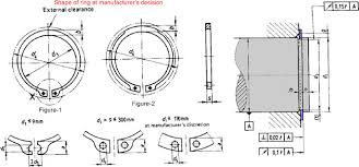 external circlip dimensions for shafts metric